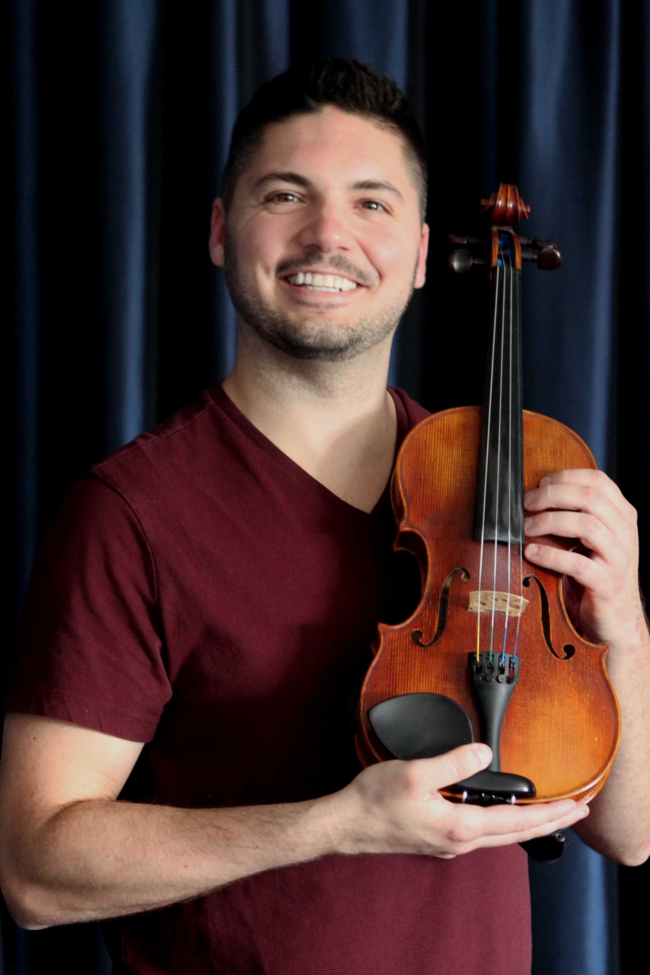 Tyler Harvey private violin viola music lessons teacher